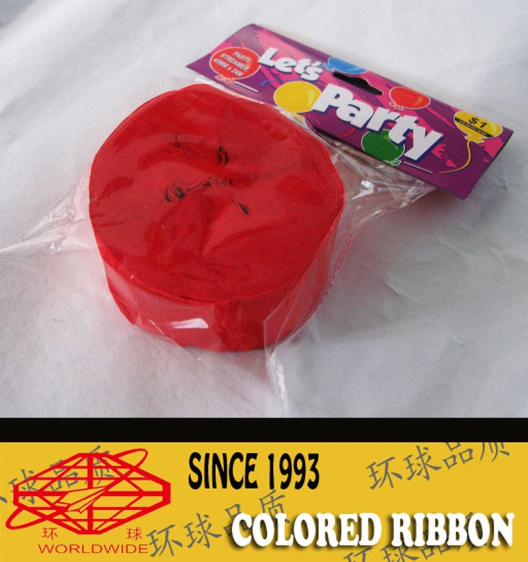 CREPE PAPER STREAMER